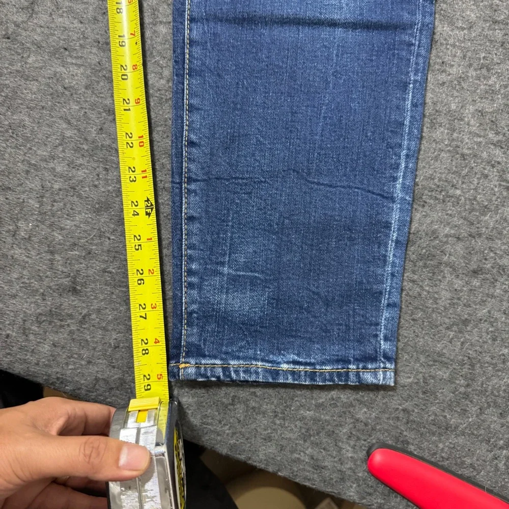 Dsquared2 Skinny Dan Jean Blue Distressed ICON Patch Jeans Size 54 IT (36x29)